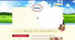 Desktop Screenshot of fleischerei-hinkel.de
